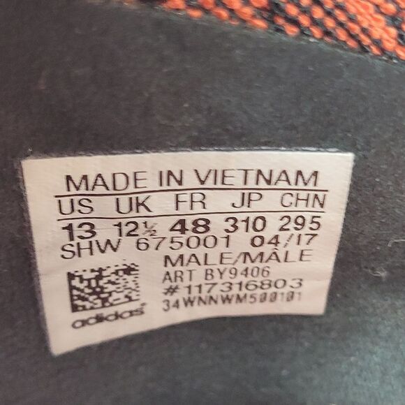 Adidas NMD CS2 PK Nomad City Mens Sock Size 13 Red Black White Boost BY940 - Picture 6 of 7